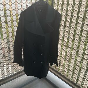 Zara Woman Double-breasted Peacoat